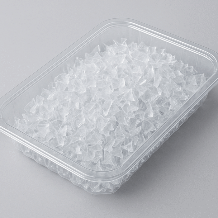 APET TRAY FLAKES TRANSPARENT