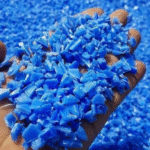 HDPE blue Drum Regrind
